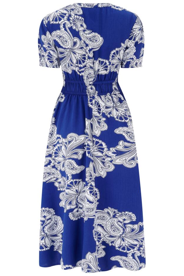 Danielle Elasticated Chanel Tiered Midi Dress