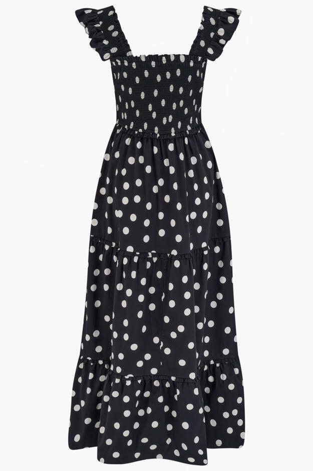 Lucy Cotton Poplin Tiered Maxi Dress