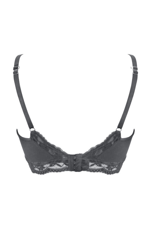 Love To Lounge Lace and Modal Rib Non-Wired Bra B-G
