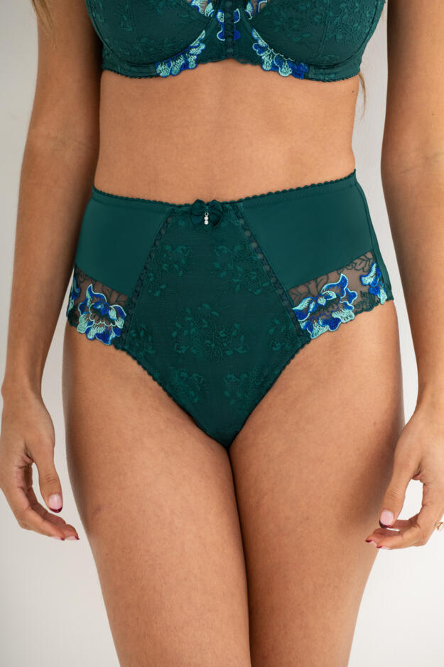 Sofia Lace Embroidered Deep Brief