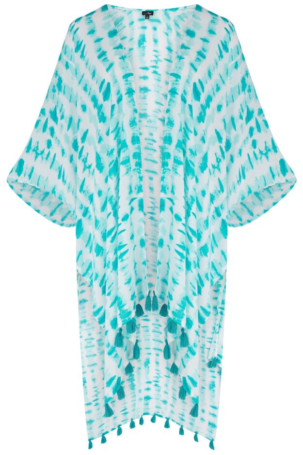 Woven Tassel Kimono
