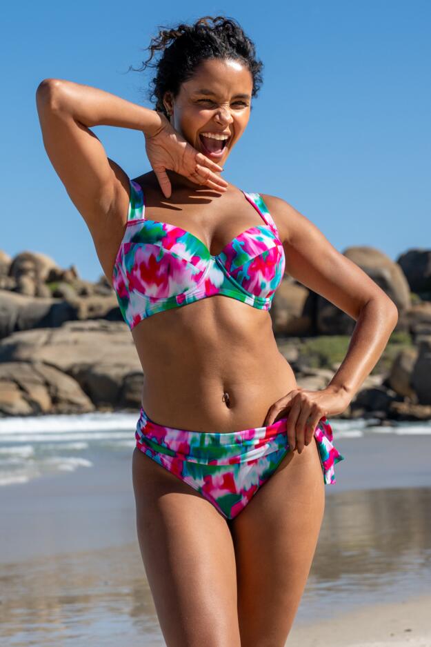 Malibu Tie Foldover Bikini Brief