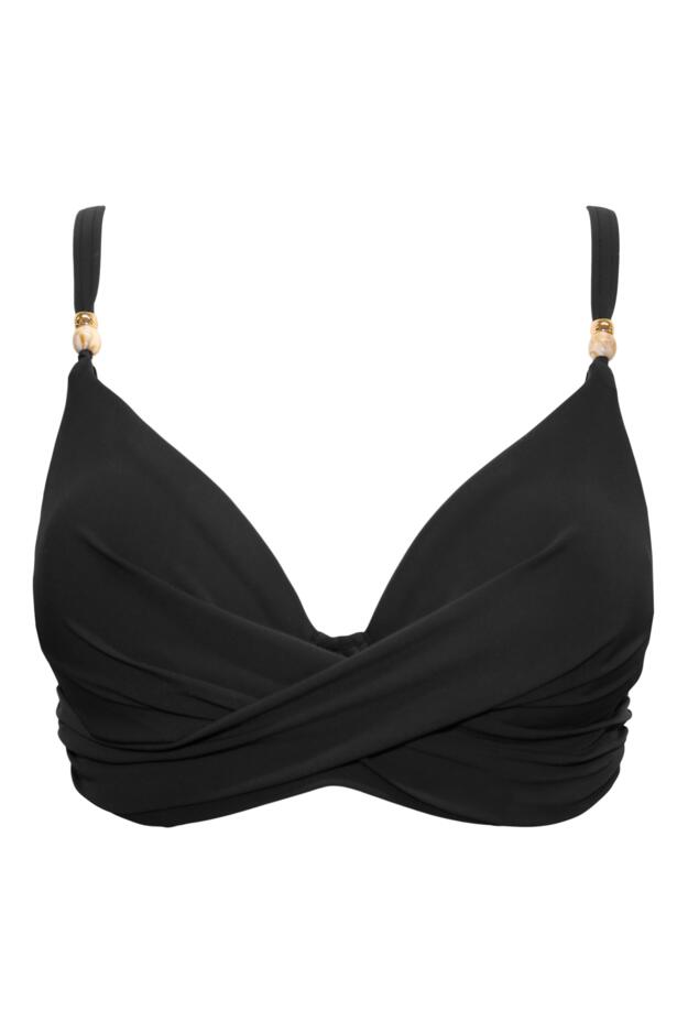Tulum Luxe Matte Non-Padded Underwired Twist Front Bikini Top 