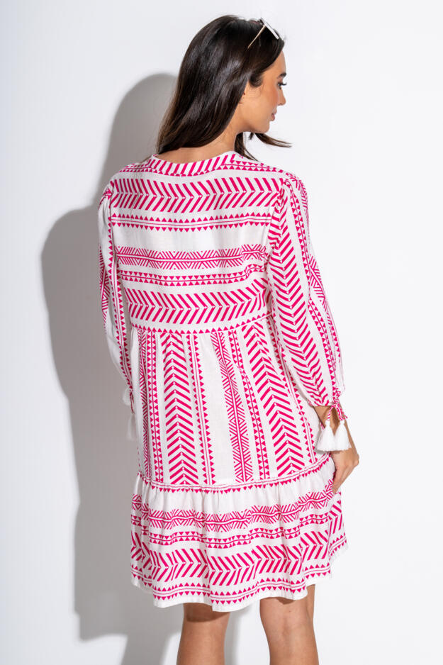 Claire Linen Blend Beach Kaftan Dress