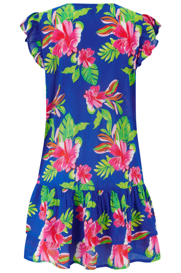 Gracie Crinkle Frill Swing Beach Dress