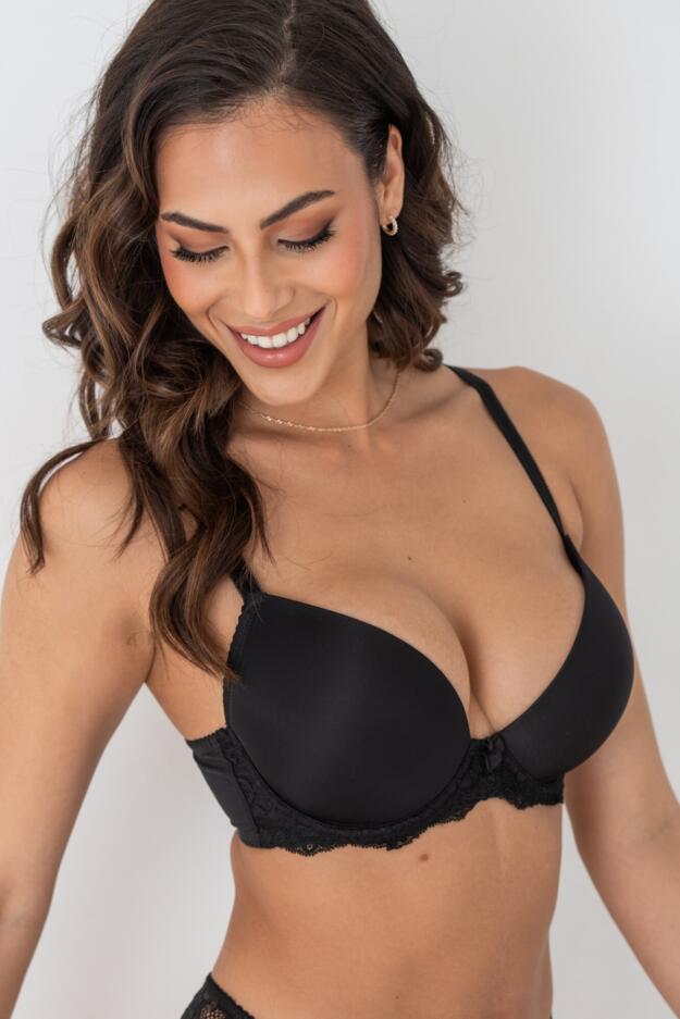 Fleur Padded Push-Up Plunge T-Shirt Bra