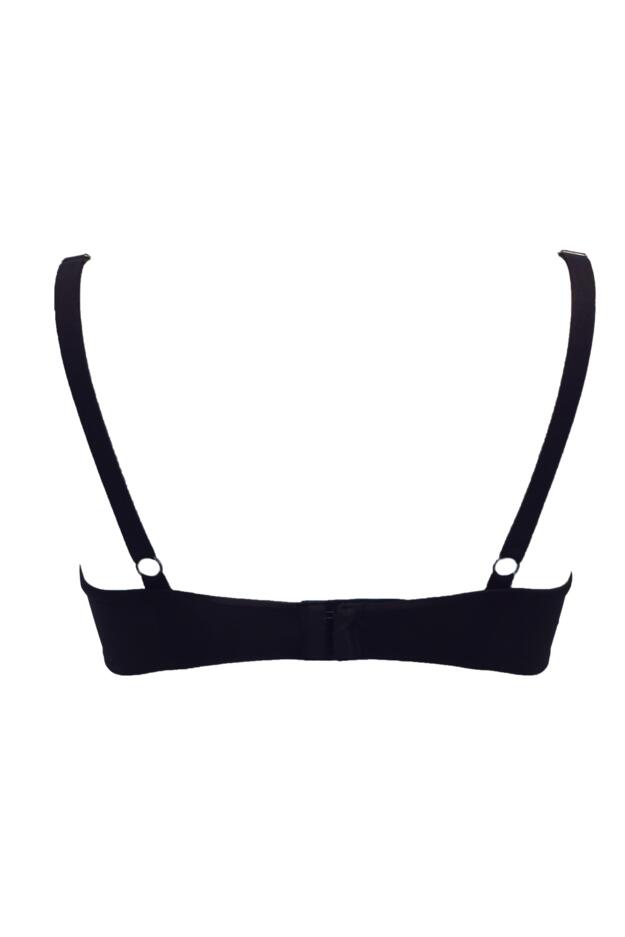 Olivia Embroidery Quarter Cup Push-Up Padded Bra