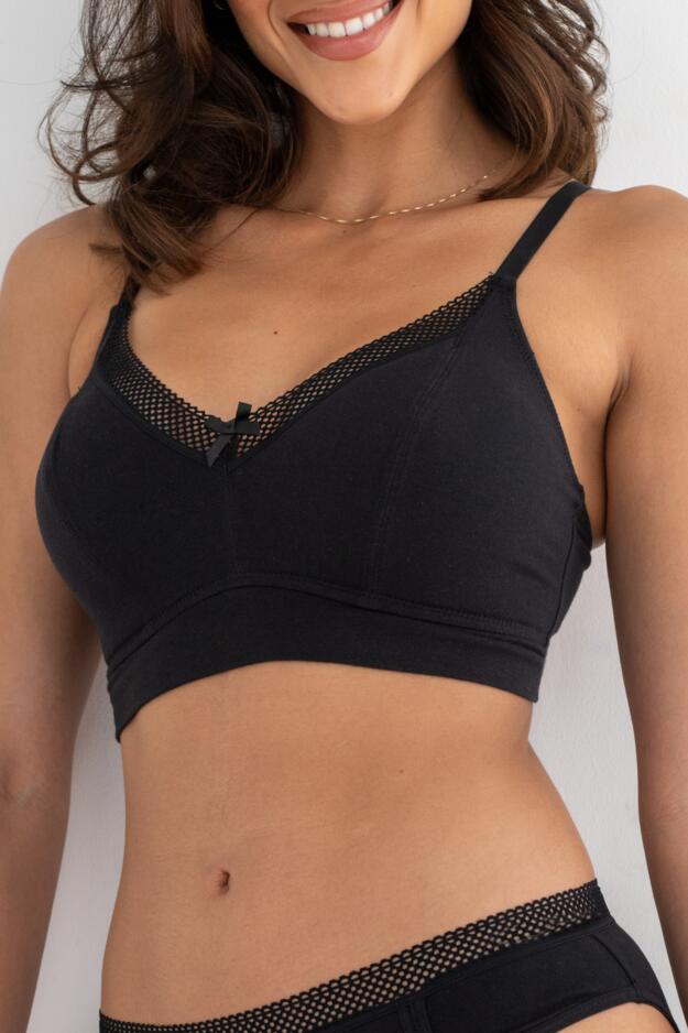 Love To Lounge Cotton Lightly Padded Non-Wired Bra