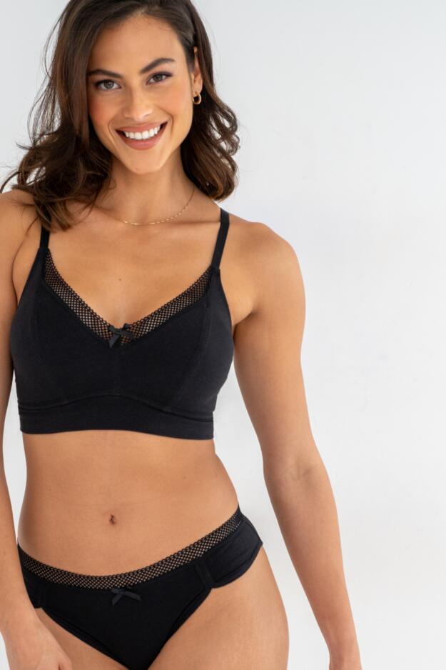 Love To Lounge Cotton Lightly Padded Non-Wired Bra