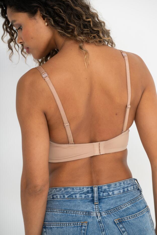 Definitions U Wire Plunge Low Back Push-Up Bra