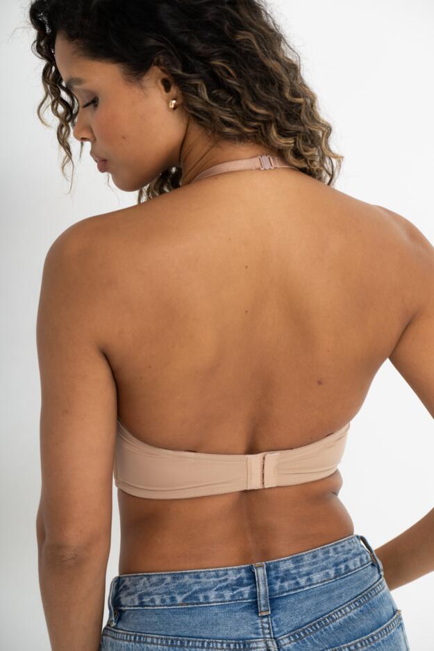 Definitions U Wire Plunge Low Back Push-Up Bra