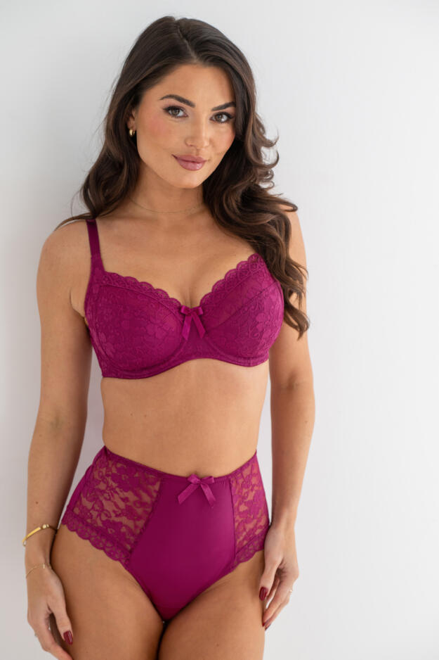 Rebel Underwired Side Support Bra D-J